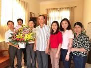 Huyện ủy Nghĩa Đàn chúc mừng hội bảo trợ người khuyết tật và trẻ em mồ côi