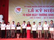 Nghĩa Đàn kỷ niệm 70 năm ngày thương binh liệt sỹ