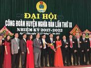 Đại hội Liên đoàn Lao động huyện Nghĩa Đàn lần thứ IX nhiệm kỳ 2017-2022