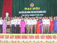 Đồng chí Phan Thế Phương tái đắc cử chủ tịch hội Nông dân Nghĩa Đàn nhiệm kỳ 2018 - 2023