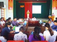TTYT Nghĩa Đàn vận động lãnh đạo xã tham gia công tác phòng chống HIV/AIDS