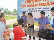 TTYT Nghĩa Đàn tổ chức chương trình nồi cháo nhân ái