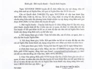 Thông báo lấy ý kiến về kết quả thẩm tra các tiêu chí NTM của Nghĩa Đức