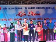 Liên hoan tiếng hát công nhân- khát vọng tuổi trẻ 2019