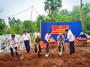 Nghĩa Lợi khởi công xây nhà đại đoàn kết cho hộ nghèo