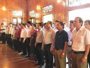 Đảng bộ huyện Nghĩa Đàn dâng hương, dâng hoa tại Khu di tích Kim Liên, Nam Đàn
