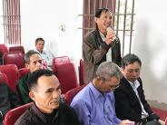 Đồng chí Phan Tiến Hải tiếp xúc cử tri tại xã Nghĩa Hiếu