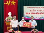 Nghĩa Đàn tổ chức tiếp nhận ủng hộ phòng, chống Covid 19 từ các tổ chức, cá nhân, đơn vị