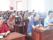 Hội Nông dân huyện Nghĩa Đàn truyền thông trực tiếp cho cộng đồng về bệnh lao và lao tiềm ẩn