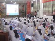 Hội thi “Điều dưỡng, hộ sinh, kỹ thuật viên giỏi” cấp cơ sở năm 2020