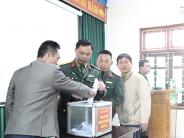 Ban CHQS Nghĩa Đàn tổ chức lễ phát động ủng hộ tết vì người nghèo