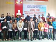  Tặng 100 suất quà tết cho hộ nghèo, cận nghèo xã Nghĩa Lạc