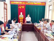Kiểm tra, giám sát công tác bầu cử tại huyện Nghĩa Đàn