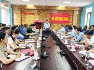 UBND huyện tổ chức hội nghị trực tuyến quý I/2021 với các xã, thị trấn