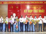 Bà Hoàng Thị Thu Trang được bầu giữ chức vụ chủ tịch HĐND huyện Nghĩa Đàn