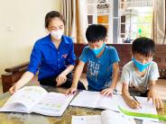 Mô hình học hè cùng “Gia sư áo xanh” trong mùa dịch