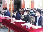 Đại biểu HĐND huyện tiếp xúc cử tri xã Nghĩa Lộc trước kỳ họp thứ 4