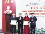 Toà án nhân dân huyện Nghĩa Đàn triển khai nhiệm vụ công tác toà án và công tác hội thẩm năm 2022