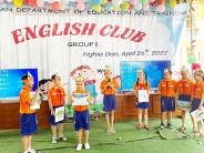Giao lưu CLB tiếng Anh cấp huyện cụm số 1 năm học 2021 - 2022