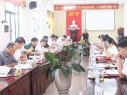 Phiên họp BTV Huyện ủy tháng 6