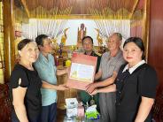 Phó chủ tịch HĐND huyện Ngô Văn Thành thăm, tặng quà cho các đối tượng nhân ngày 27/7