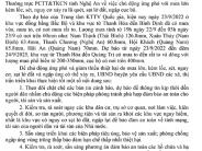 Về việc chủ động ứng phó với diễn biến mưa lũ lớn kèm lốc, sét nguy cơ ngập lụt cục bộ