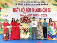 Đồng chí Trần Mạnh Hà dự lễ khai giảng năm học mới 2023 – 2024