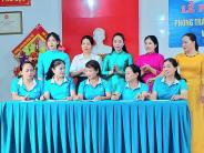 Hội LHPN xã Nghĩa Thọ phát động phong trào “Bình dân học vụ  số ”