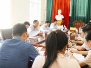 Đoàn kiểm tra Sở Công thương làm việc với UBND huyện Nghĩa Đàn