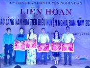 Làng văn hoá Hưng Thắng xã Nghĩa Đức giành giải nhất Liên hoan các Làng văn hóa tiêu biểu năm 2023 cụm số 4