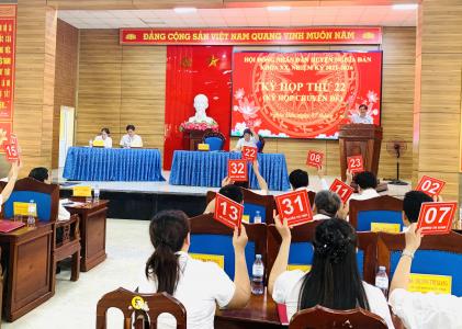 Nghĩa Đàn quyết nghị thông qua chủ trương sửa đổi tên gọi đơn vị hành chính cấp xã sau sắp xếp trên địa bàn