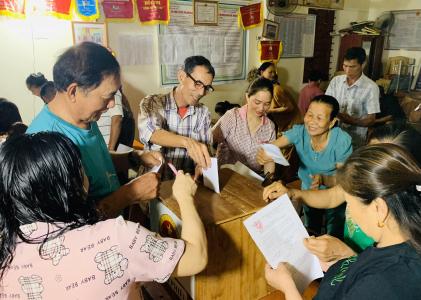 Nghĩa Đàn lấy ý kiến cử tri về việc điều chỉnh tên gọi đơn vị hành chính xã sau sắp xếp