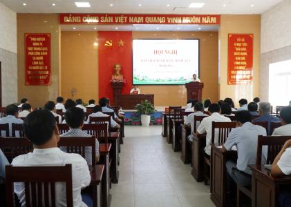 Hội nghị BCH Đảng bộ huyện mở rộng thông qua Phương án dự kiến điều chỉnh lại tên gọi sau sắp xếp ĐVHC cấp xã