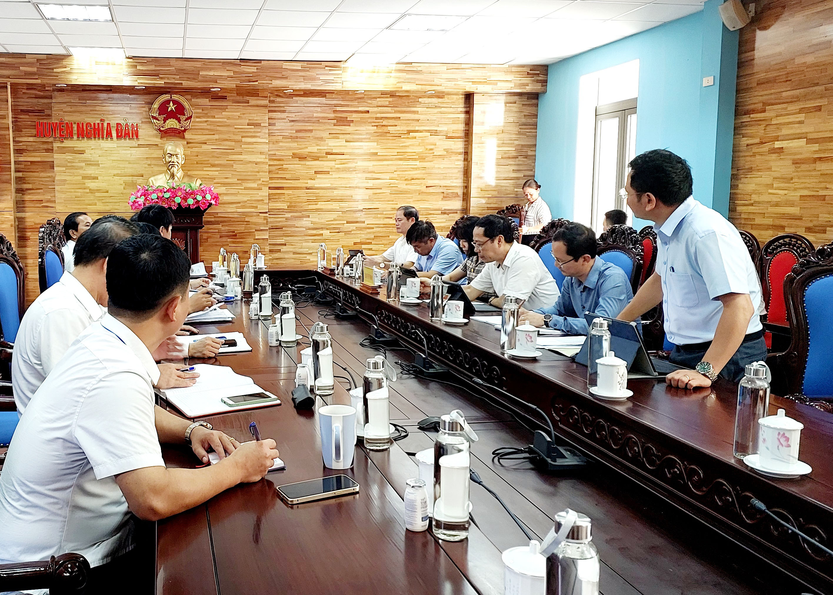 Đoàn giám sát HĐND tỉnh làm việc tại huyện Nghĩa Đàn
