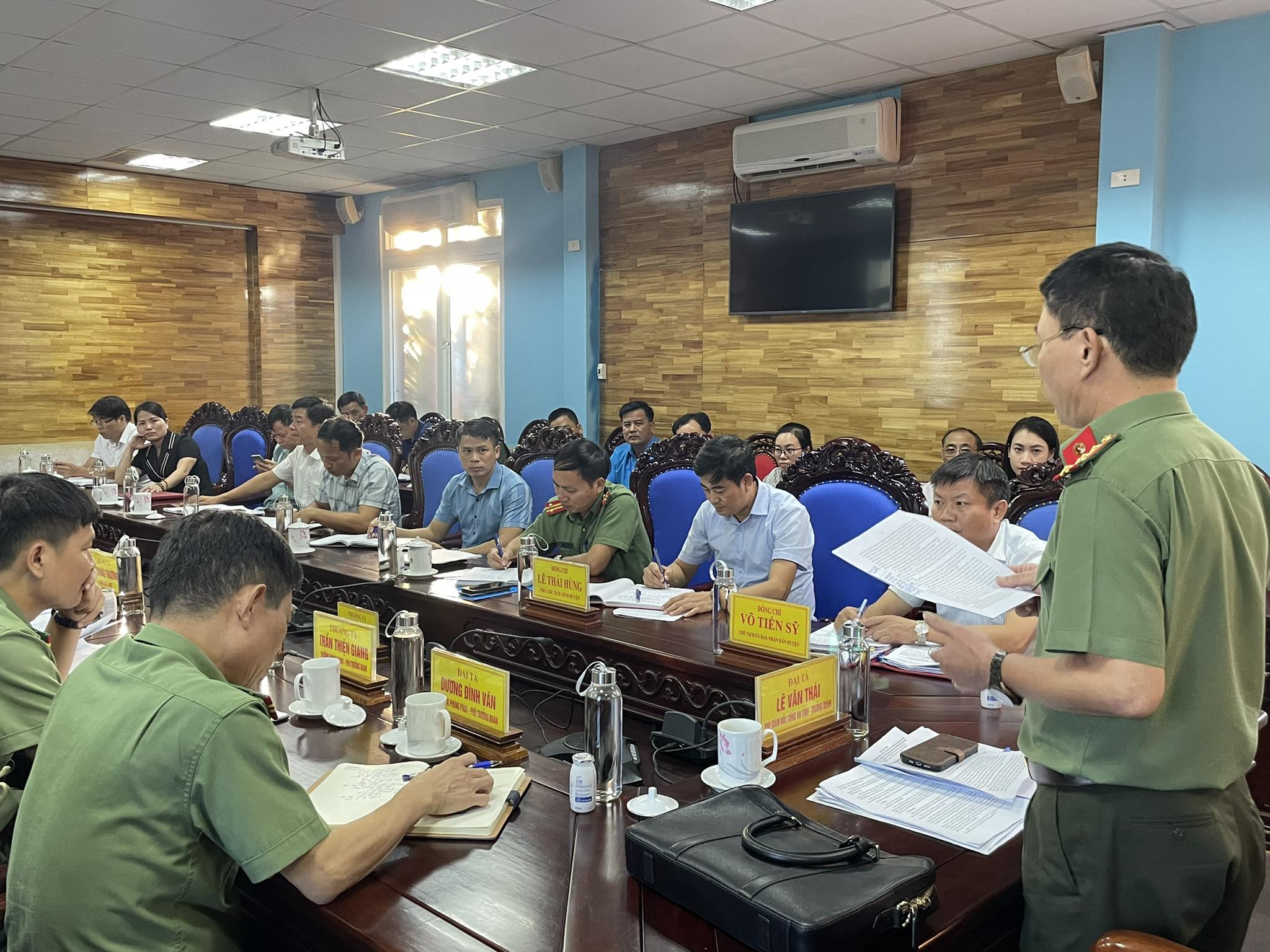 Kiểm tra công tác bảo vệ bí mật nhà nước tại huyện Nghĩa Đàn